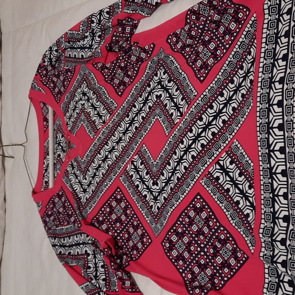 JM Collection Top Tunic Style - Picture 3 of 6